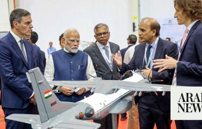 Modi, Spanish PM launch India’s first private military aircraft plant in Gujarat