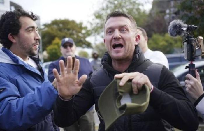 English far-right leader Tommy Robinson jailed for violating court orders