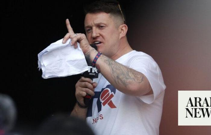 UK far-right figurehead Tommy Robinson jailed for 18 months