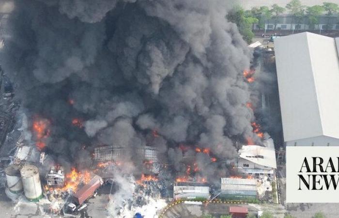 Eight dead as huge fire engulfs cooking oil factory near Jakarta