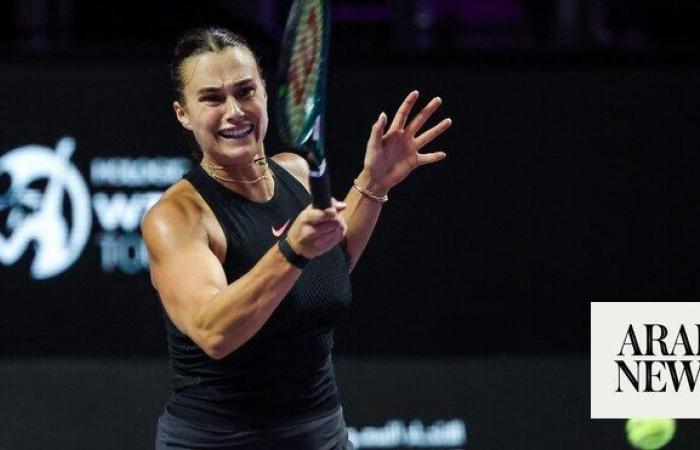 Sabalenka kick offs WTA Finals campaign with win over Olympic champ Qinwen