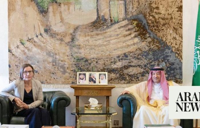 Saudi deputy foreign minister receives Red Cross president