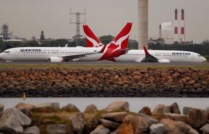 Qantas plane lands safely in Sydney after engine failure