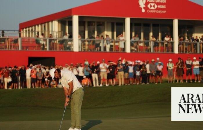 Fleetwood goes low to lead Abu Dhabi HSBC Championship