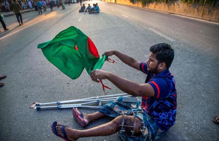 Sheikh Hasina’s out, but in Bangladesh protests (and flags) are very much in