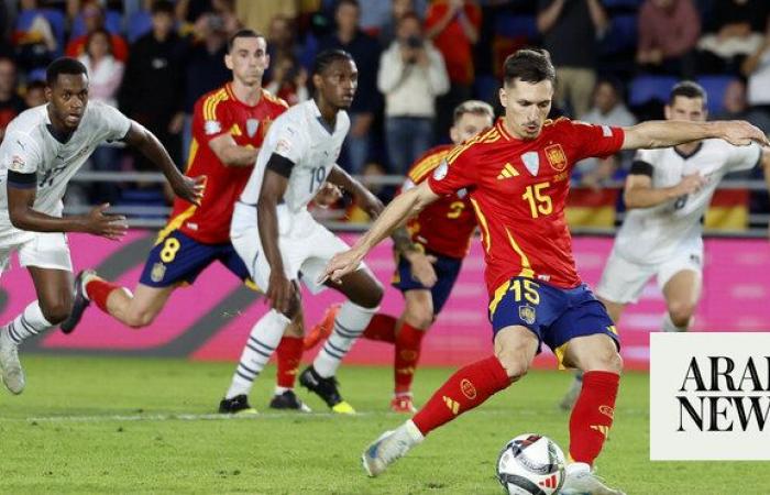 Holders Spain strike late to beat Switzerland in Nations League