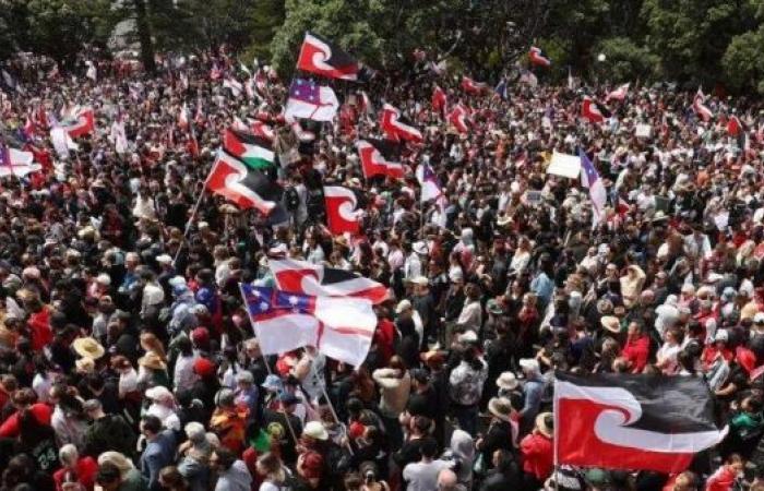 Thousands flock to New Zealand capital in huge Māori protests