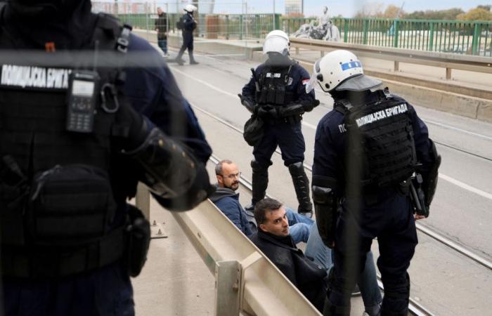 Serbian police arrest 11 over deadly Novy Sad train station collapse as protests escalate