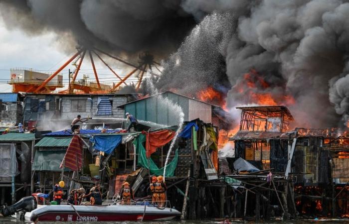 Fierce fire tears through Manila slum, 1,000 homes destroyed, thousands affected