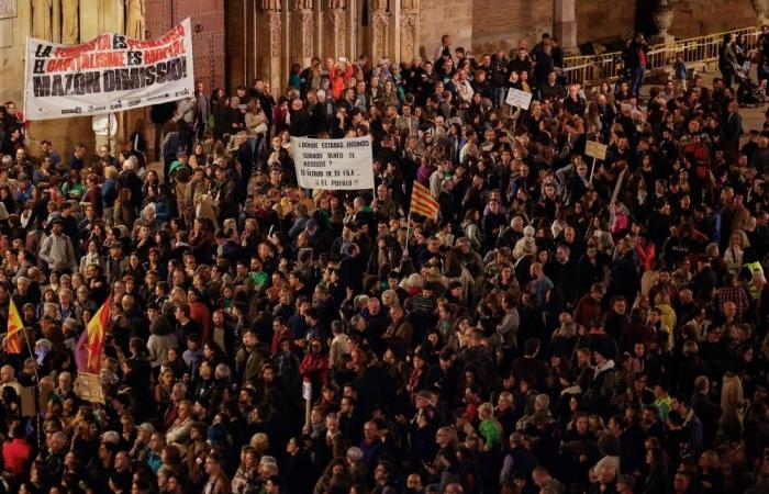 Valencia erupts in protest as 13,000 students remain without schools after deadly floods