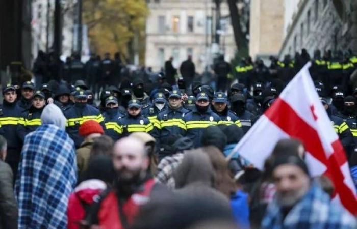 Georgia's new parliament opens first session amid mass protests and boycott