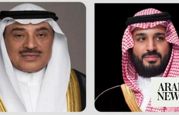 Saudi crown prince extends condolences to Kuwaiti counterpart on death of Sheikh Mohammed Abdulaziz Al-Jarrah Al-Sabah