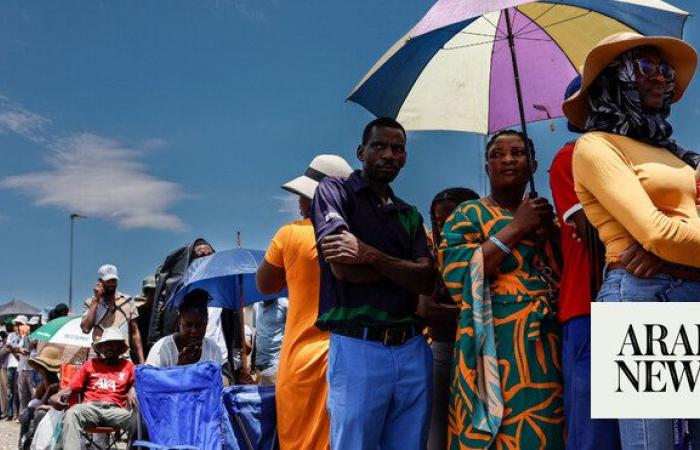 Thousands left queuing to vote in Namibia after scheduled polls close