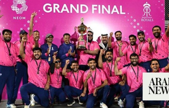 NEOM, Rajasthan Royals celebrate cricket program’s second season