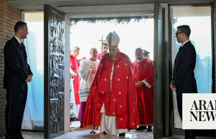 Pope Francis opens special ‘Holy Door’ for Catholic Jubilee at Rome prison