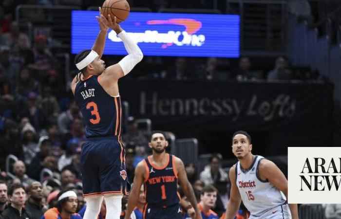 Hart triple-double sparks Knicks to eighth straight NBA win