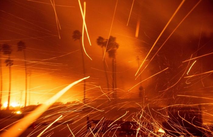 ‘Get your loved ones out’: Raging wildfire forces tens of thousands to flee Los Angeles