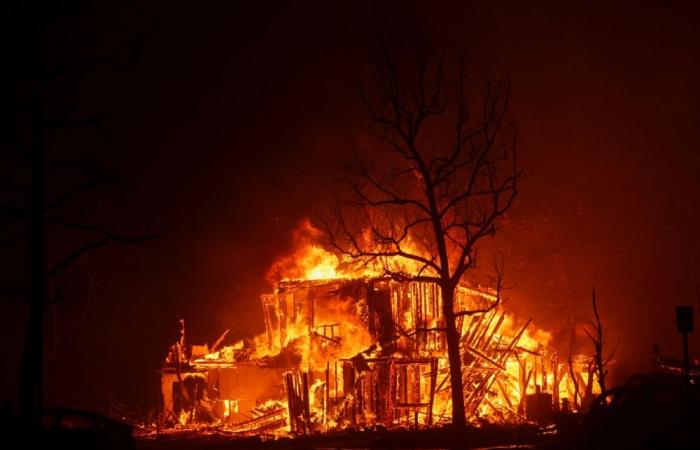 ‘Get your loved ones out’: Raging wildfire forces tens of thousands to flee Los Angeles