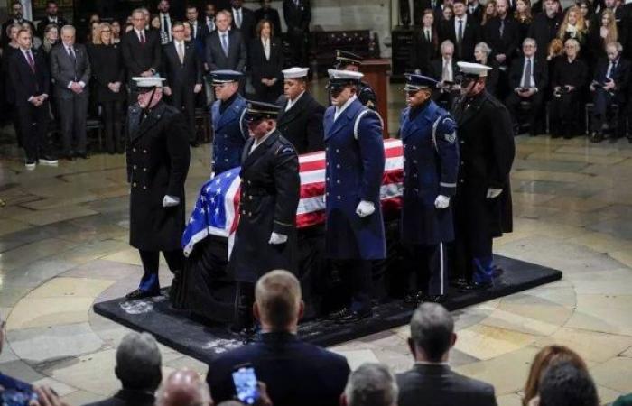 Jimmy Carter lies in state at US Capitol as Washington honors former president