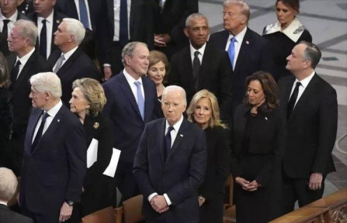 Biden delivers eulogy at late president Jimmy Carter's state funeral 