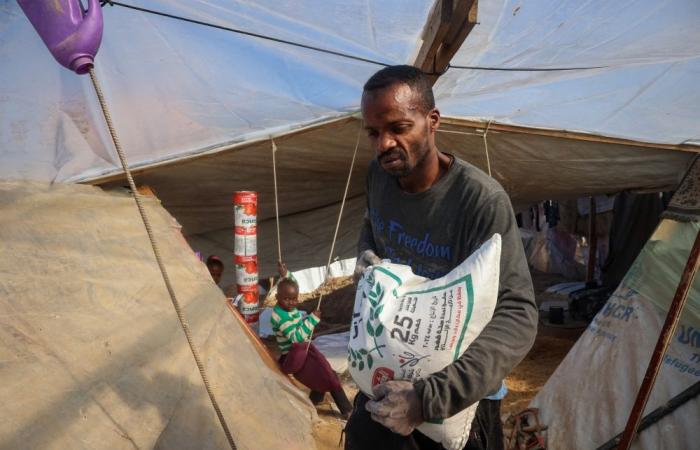 A Gaza father’s struggle to survive winter in a hole dug by hand for his family