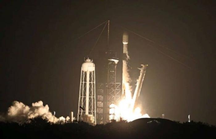 SpaceX rocket launches private missions to Moon