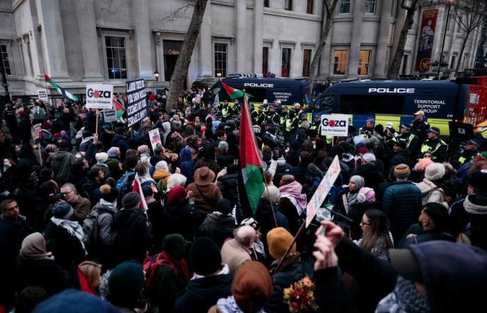 Palestinian rally in London draws thousands, over 70 arrested ahead of Israel-Hamas ceasefire