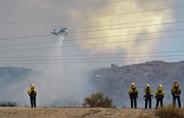 Mass evacuations after explosive new fire erupts near Los Angeles