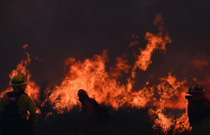 Mass evacuations after explosive new fire erupts near Los Angeles