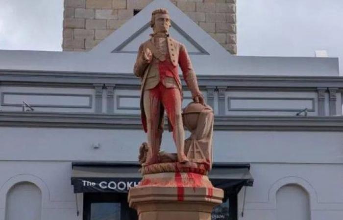 Captain Cook statue vandalized ahead of Australia Day