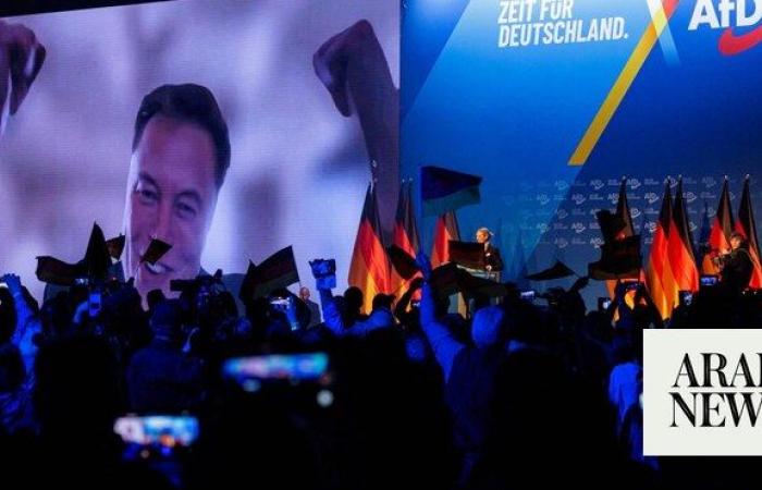 Elon Musk addresses German far-right rally by video link