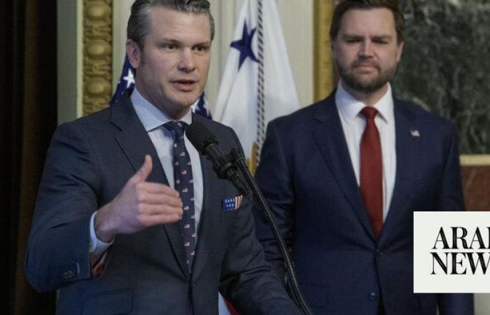 Hegseth sworn in as US defense secretary