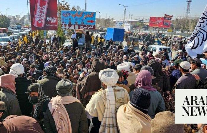 Afghan Taliban supporters rally against ICC arrest warrant requests