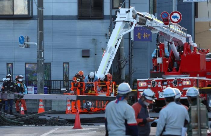 Japan authorities ask 1.2 million in Saitama to cut back on showers, laundry to help sinkhole rescue