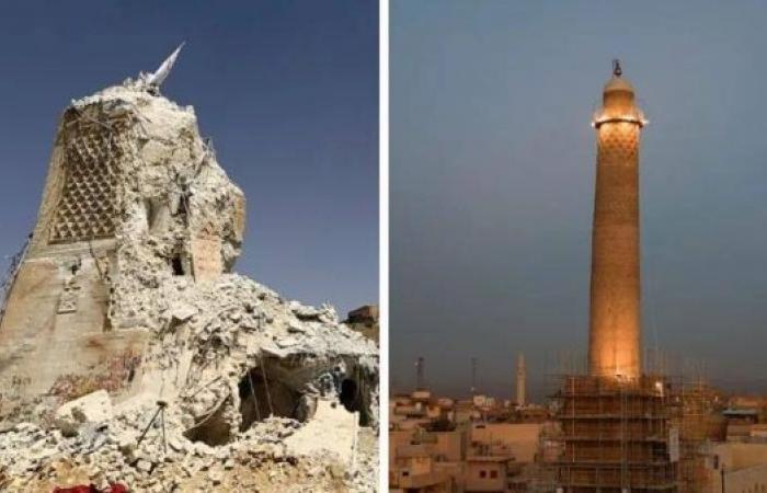 Mosul's landmarks rise again after IS destruction