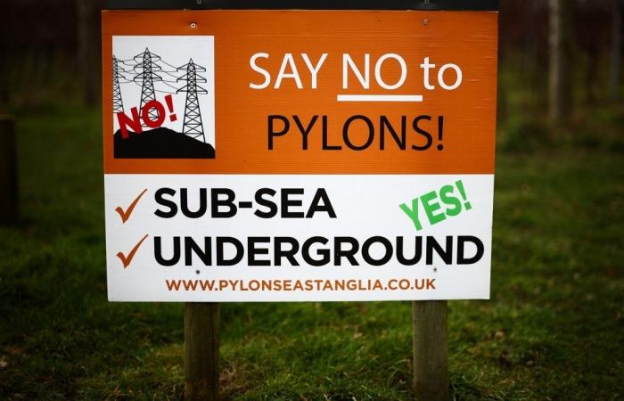 In the English countryside, Witham residents face off against National Grid in ‘very big pylon war’ amid UK’s net zero emissions goal