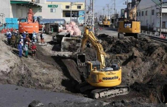 Japan truck found in pipe weeks after falling in sinkhole