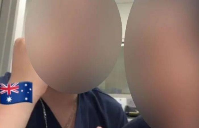 Australian nurses suspended over 'vile' video