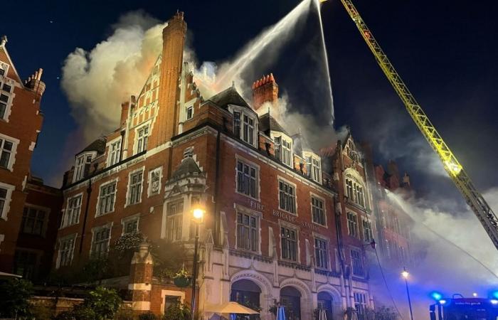 Valentine’s Day blaze forces evac of London’s luxe 19th century Chiltern Firehouse hotel 