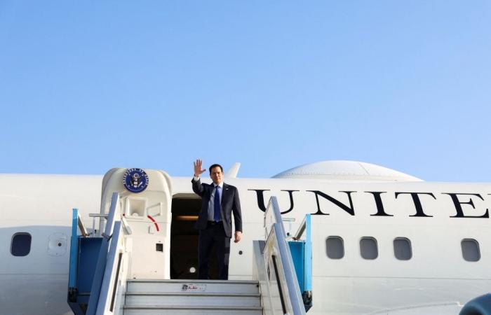 Rubio lands in Saudi Arabia for Russia talks on ending Ukraine war