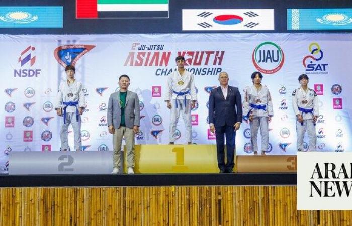 UAE win 21 medals at Asian Youth Jiu-Jitsu Championship