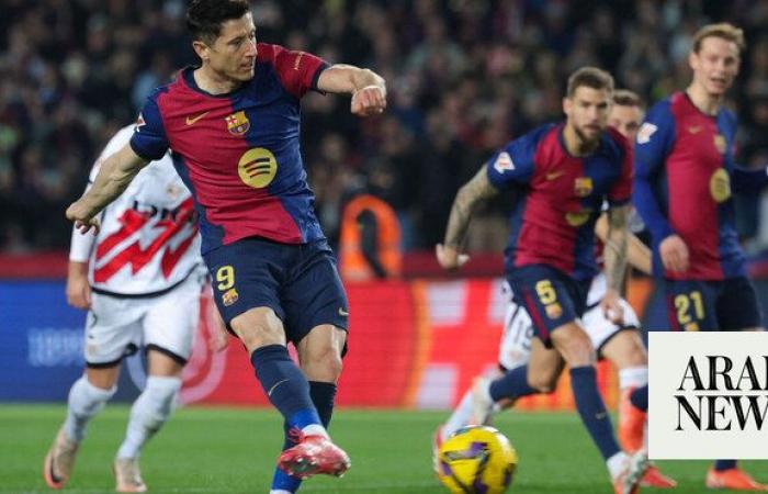 Barcelona returns to top of La Liga with 1-0 win over Rayo Vallecano