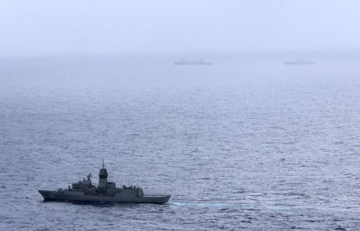 Australia says no live firing seen or heard from Chinese ships