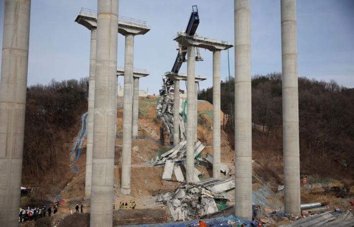 Three dead, multiple injured in South Korea highway construction collapse