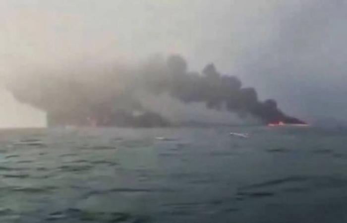 Cargo vessel that collided with US military tanker was carrying sodium cyanide