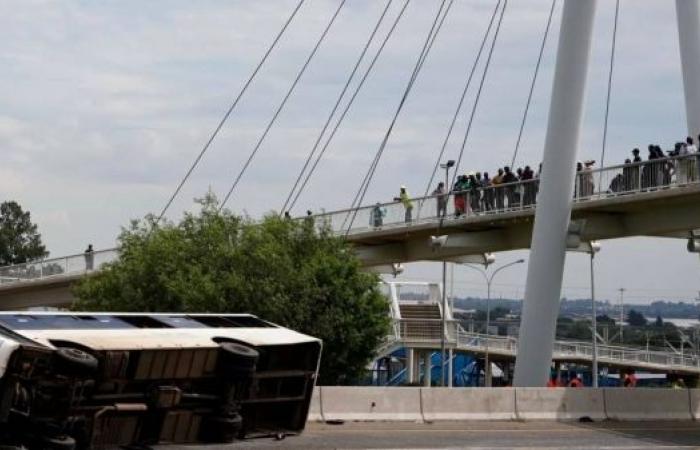 At least 16 dead after bus crashes on motorway in South Africa