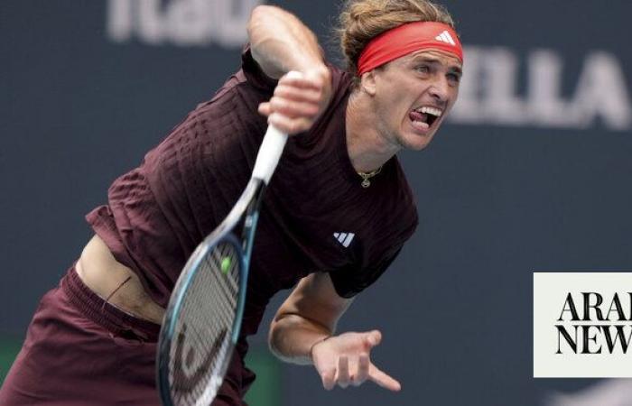 Draper back down to earth, Zverev advances, in Miami