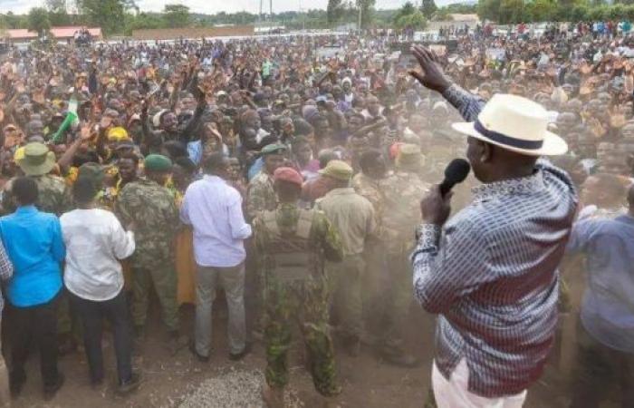 Shoe thrown at Kenya’s President Ruto during rally