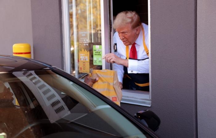Trump lands in Riyadh to royal fanfare — and a McDonald’s truck