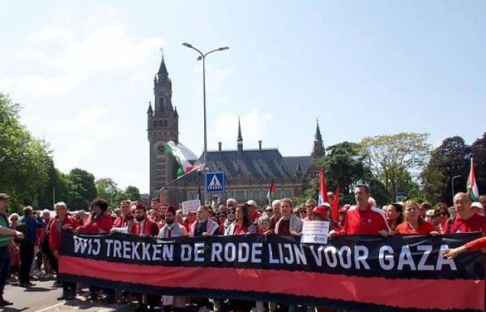 Tens of thousands protest in The Hague to demand Dutch government action on Gaza war
